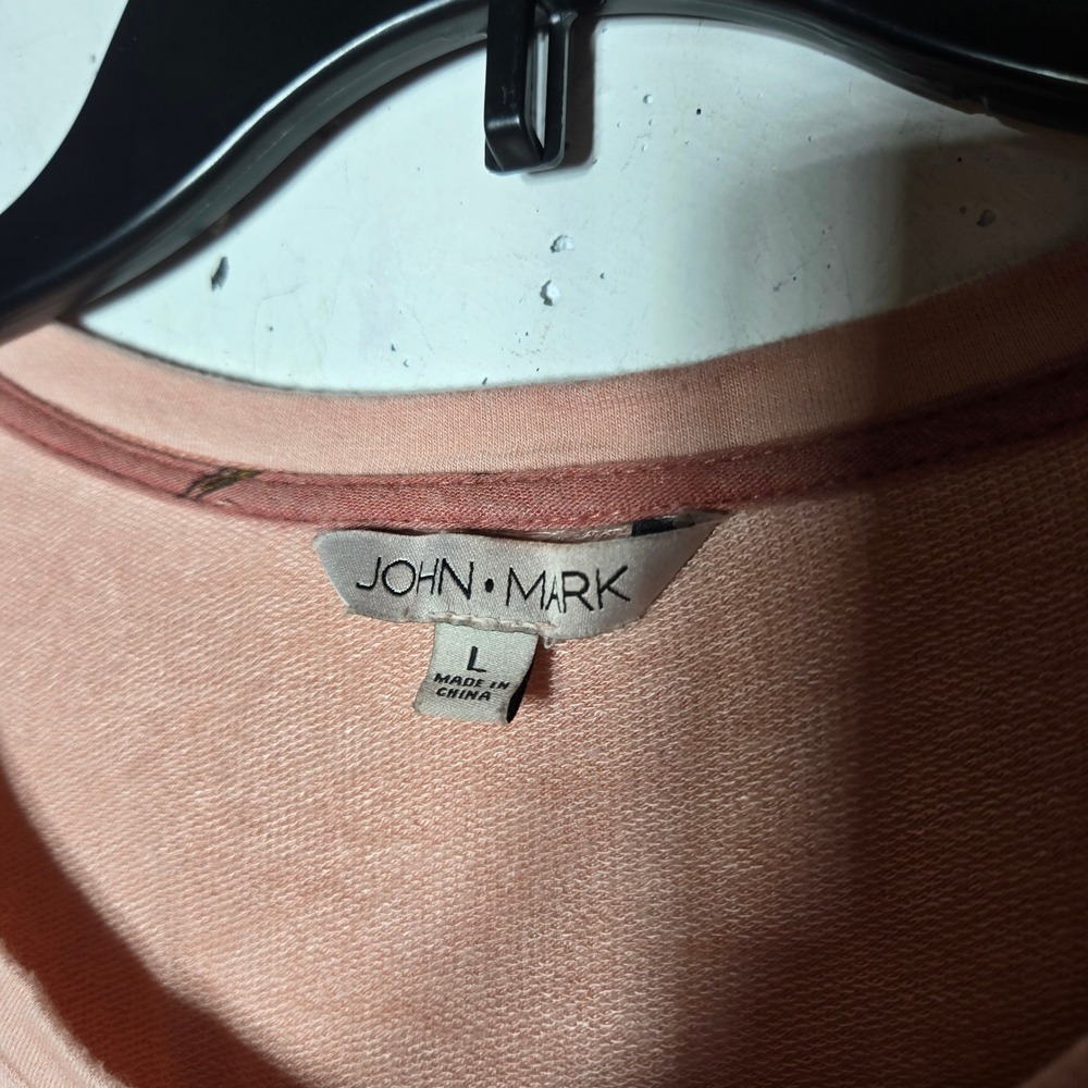 John Mark Floral Patchwork Long Sleeve Top Size‎ Large Mixed Media Boho Cottage - Picture 4 of 9